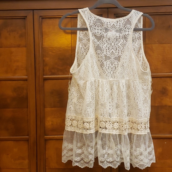 BLUE  BIRD BEACH COVER-UP SIZE LARGE - Picture 5 of 8